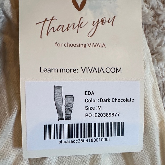 VIVAIA Women's Black Hosiery - Picture 2 of 3